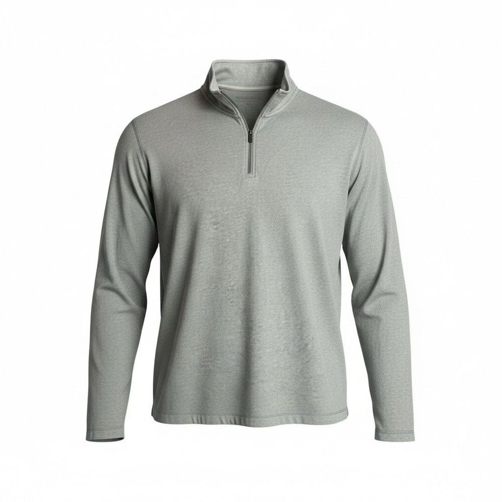 Eddie Bauer 1/4 Zip Sweater Men's 2XL Long Sleeve Pullover Cotton Pre Owned
